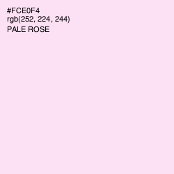 #FCE0F4 - Pale Rose Color Image